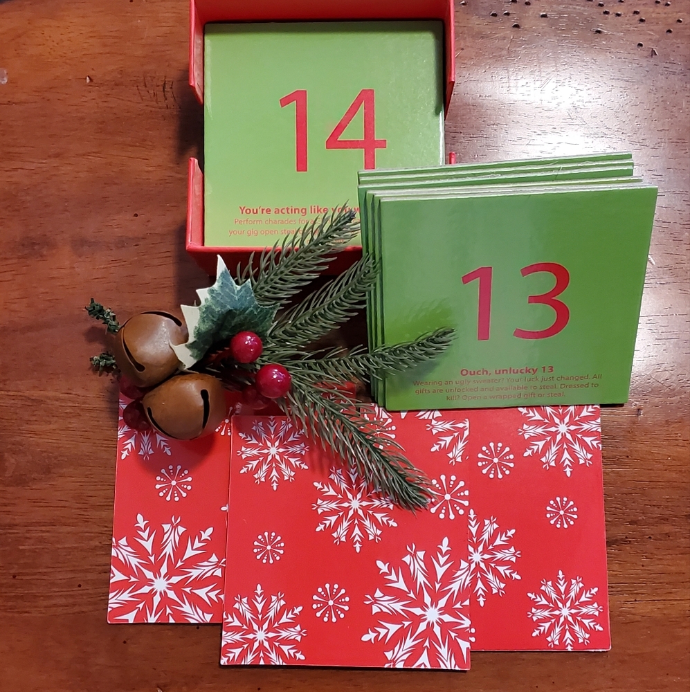 X'MAS White Elephant Twist double as Coasters